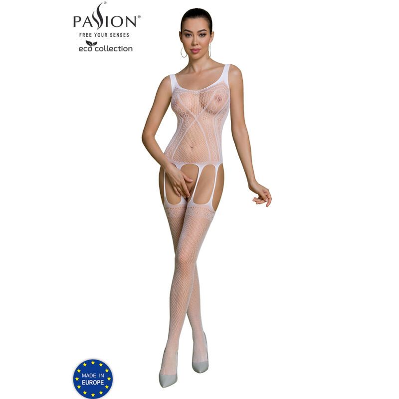 PASSION - COLLEZIONE ECO BODYSTOCKING ECO BS007 BIANCO PASSION - COLLEZIONE ECO BODYSTOCKING ECO BS007 BIANCO