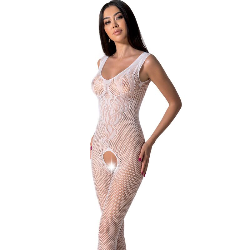 PASSION - BS098 BODYSTOCKING BIANCO TAGLIA UNICA PASSION - BS098 BODYSTOCKING BIANCO TAGLIA UNICA