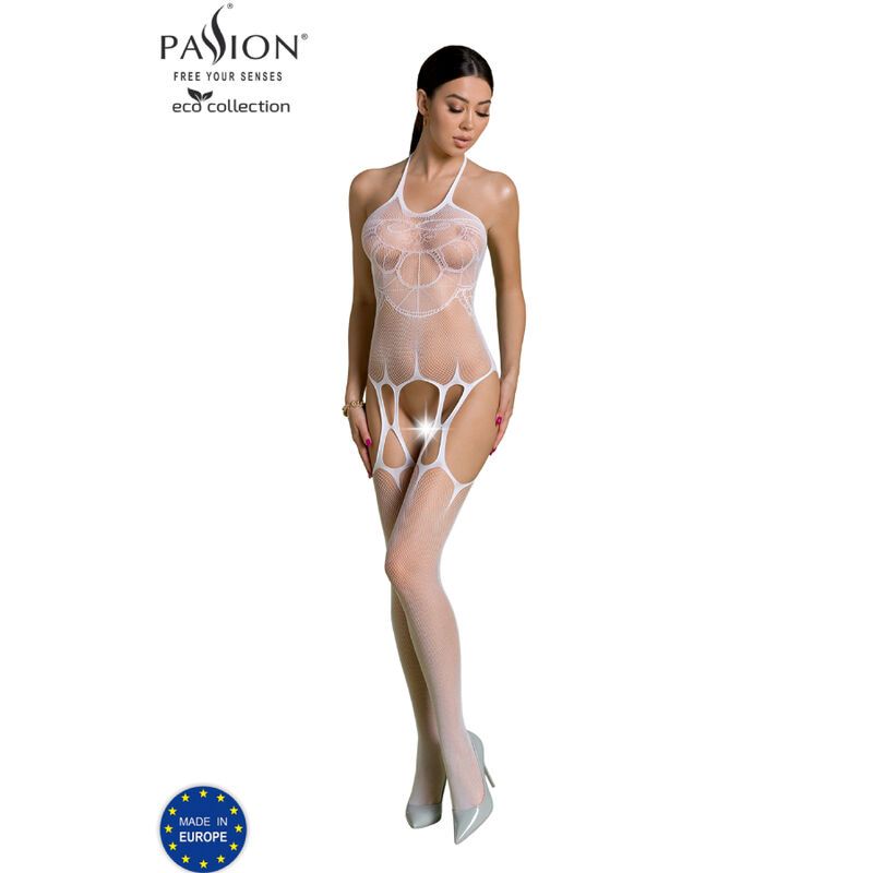 PASSION - COLLEZIONE ECO BODYSTOCKING ECO BS002 BIANCO PASSION - COLLEZIONE ECO BODYSTOCKING ECO BS002 BIANCO
