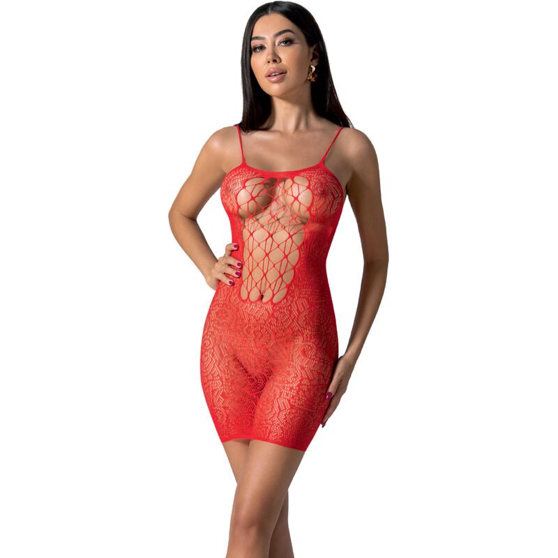 PASSION - BS096 BODYSTOCK ROSSO TAGLIA UNICA PASSION - BS096 BODYSTOCK ROSSO TAGLIA UNICA
