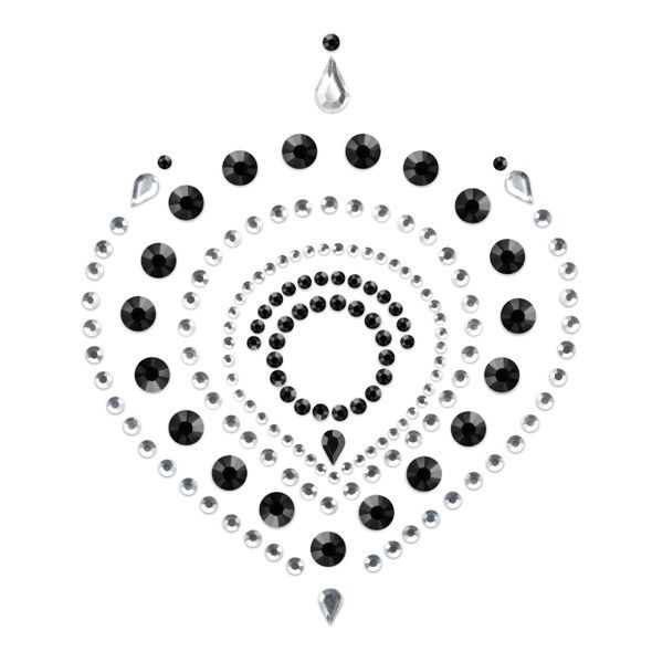 BIJOUX - INDISCRETS FLAMBOYANT NERO & ARGENTO BIJOUX - INDISCRETS FLAMBOYANT NERO & ARGENTO