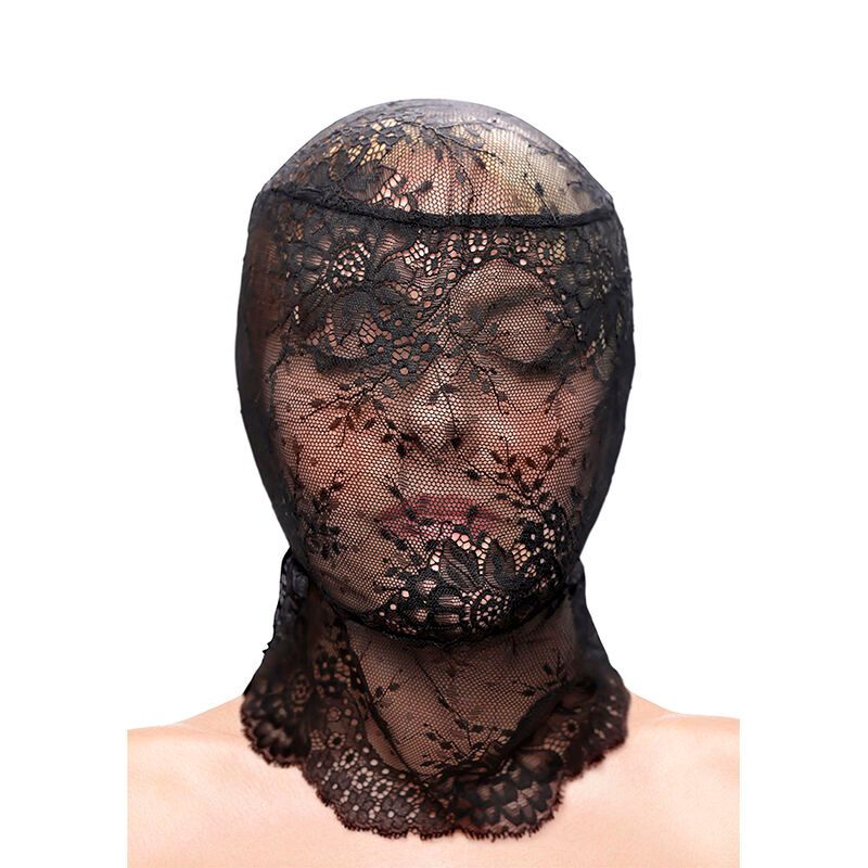 NS NOVELTIES - FETISH & FASHION CAPPUCCIO IN PIZZO NERO NS NOVELTIES - FETISH & FASHION CAPPUCCIO IN PIZZO NERO