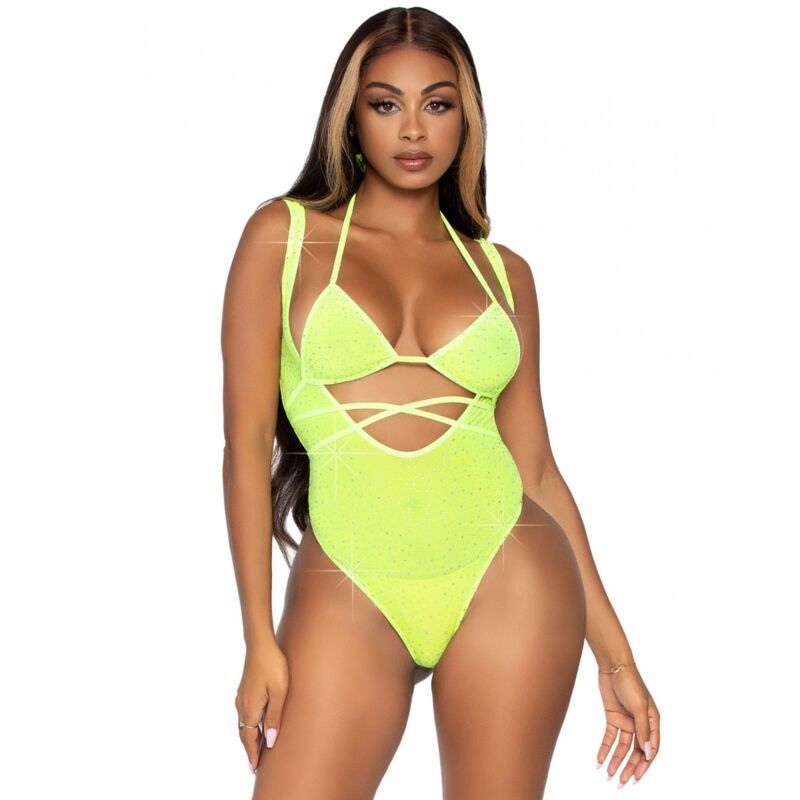LEG AVENUE - TOP BIKINI E BODY TAGLIA UNICA LEG AVENUE - BIKINI TOP AND BODYSUIT ONE SIZE