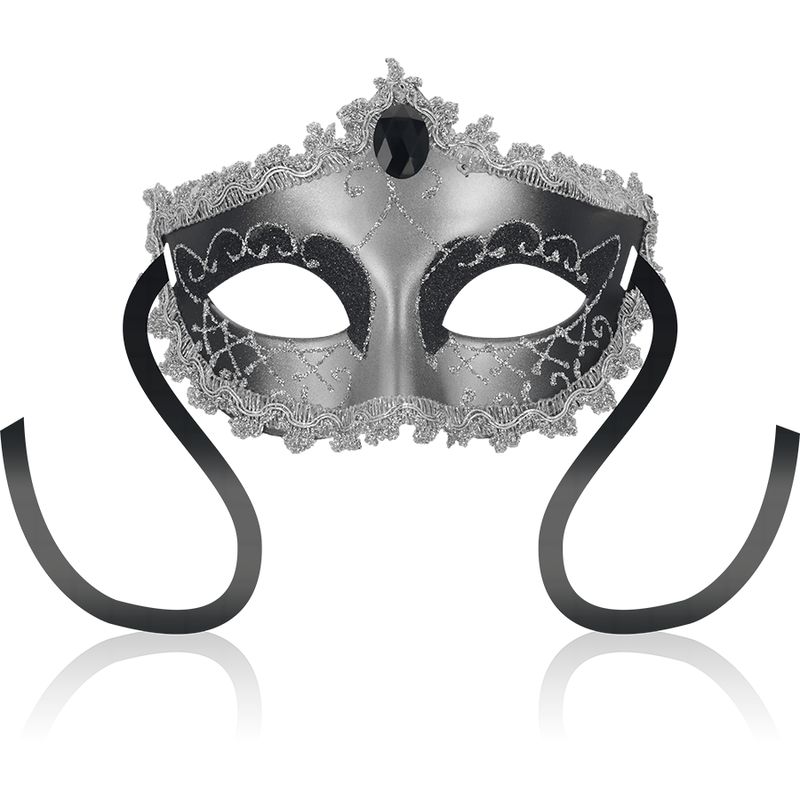 OHMAMA - MASCHERE MASCHERA NERA DIAMOND GRIGIA OHMAMA - MASKS BLACK DIAMOND GRAY MASK
