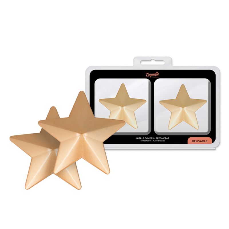 COQUETTE CHIC DESIRE - COPRI CAPEZZOLI A STELLA COQUETTE CHIC DESIRE - NIPPLE COVERS GOLDEN STARS