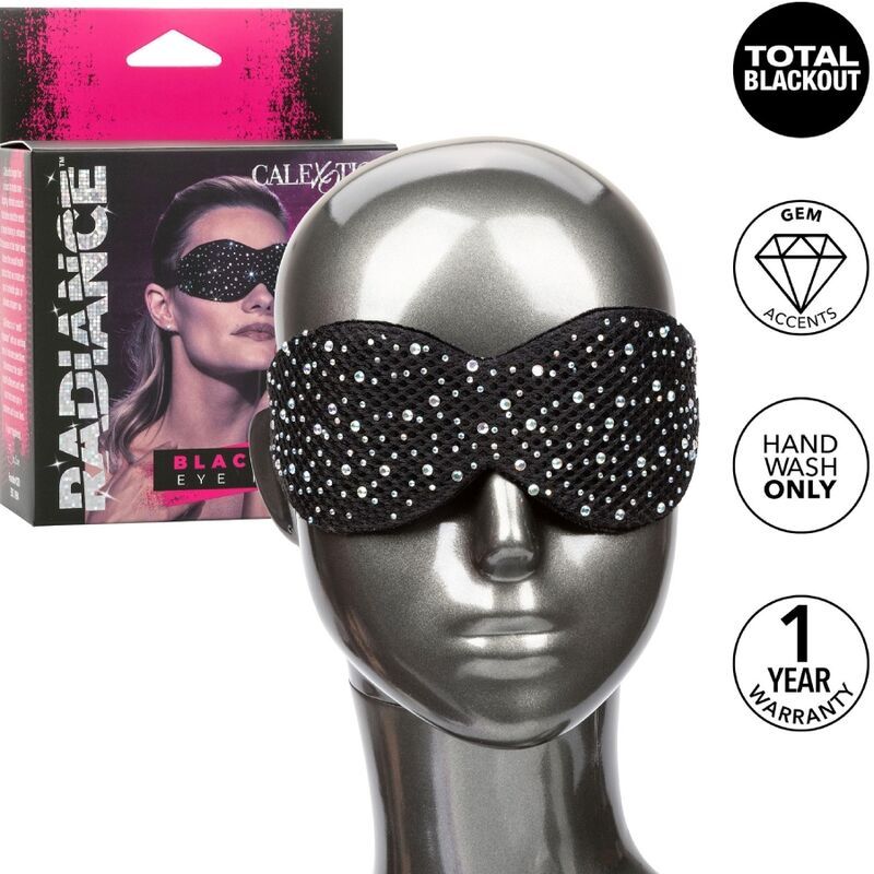CALEXOTICS - RADIANCE MASCHERA BLACKOUT PER GLI OCCHI DEL RENO CALEXOTICS - RADIANCE BLACKOUT RHINE EYE MASK