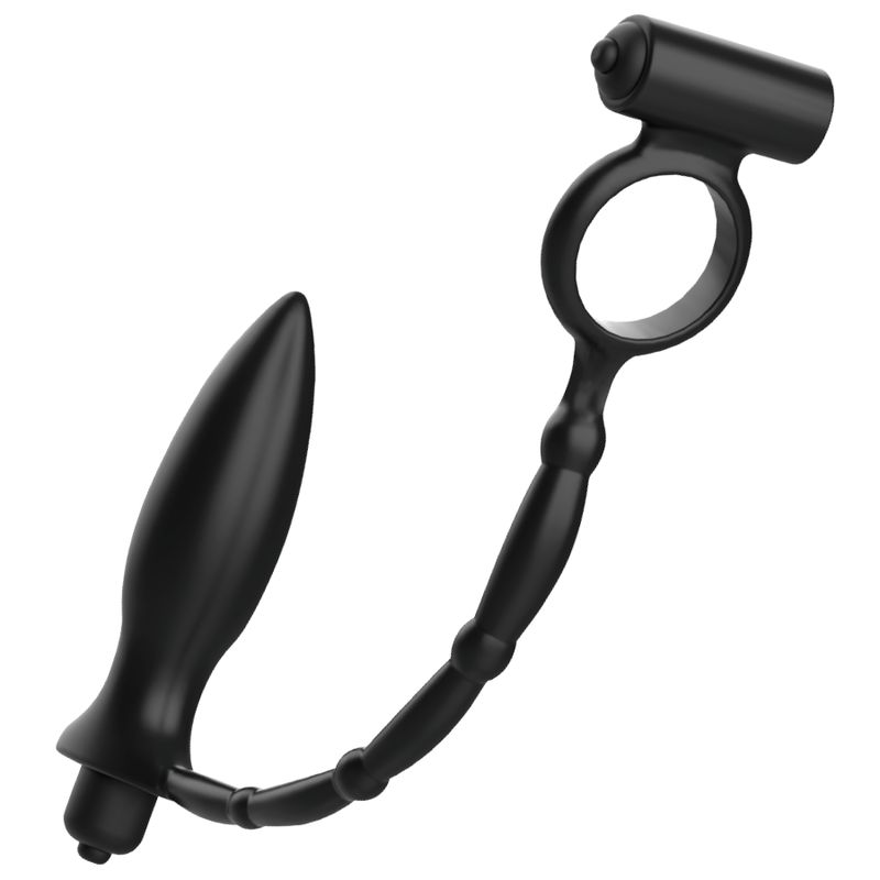 ADDICTED TOYS - PLUG ANALE CON ANELLO VIBRANTE ADDICTED TOYS - ANAL PLUG WITH VIBRATORY RING