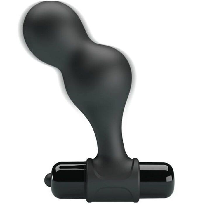 MR PLAY - PLUG ANALE VIBRATORE IN SILICONE NERO MR PLAY - PLUG ANALE VIBRATORE IN SILICONE NERO