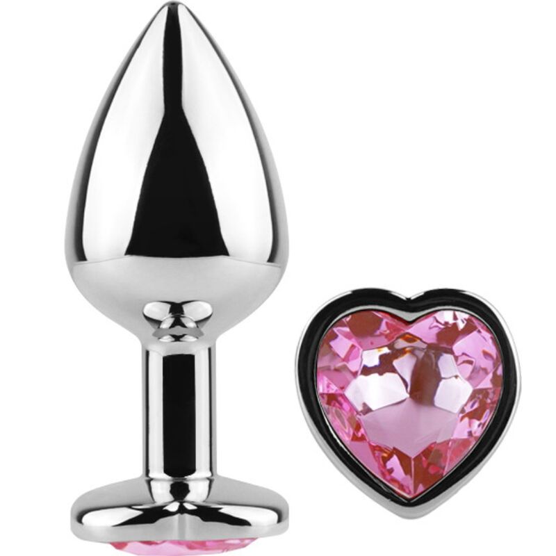 SECRETPLAY - TAPPO IN METALLO FUCSIA CUORE TAGLIA PICCOLA 7 CM SECRETPLAY - TAPPO IN METALLO FUCSIA CUORE TAGLIA PICCOLA 7 CM