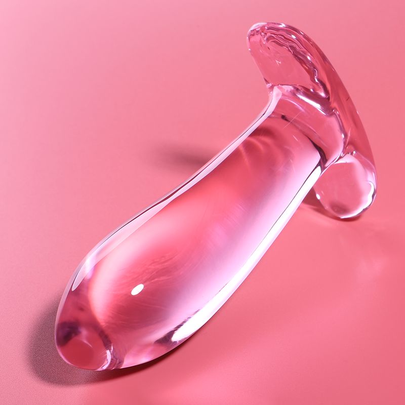 NEBULA SERIES BY IBIZA - MODELLO 5 PLUG ANALE VETRO BOROSILICATO ROSA 12.5 CM -O- 3.5 CM NEBULA SERIES BY IBIZA - MODEL 5 ANAL PLUG BOROSILICATE GLASS PINK 12.5 CM -O- 3.5 CM