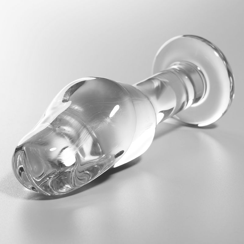 NEBULA SERIES BY IBIZA - MODELLO 6 PLUG ANALE VETRO BOROSILICATO TRASPARENTE 12.5 CM -O- 4 CM NEBULA SERIES BY IBIZA - MODELLO 6 PLUG ANALE VETRO BOROSILICATO TRASPARENTE 12.5 CM -O- 4 CM