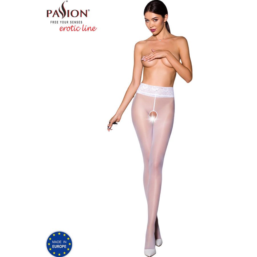 PASSION - TIOPEN 008 COLLANT BIANCO 3/4 30 DEN PASSION - TIOPEN 008 WHITE TIGHTS 3/4 30 DEN