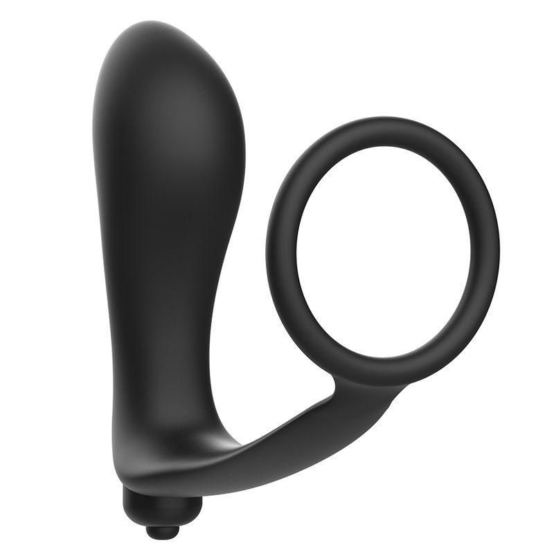 ADDICTED TOYS - PLUG ANALE VIBRANTE CON ANELLO DEL PENE ADDICTED TOYS - PLUG ANALE VIBRANTE CON ANELLO DEL PENE