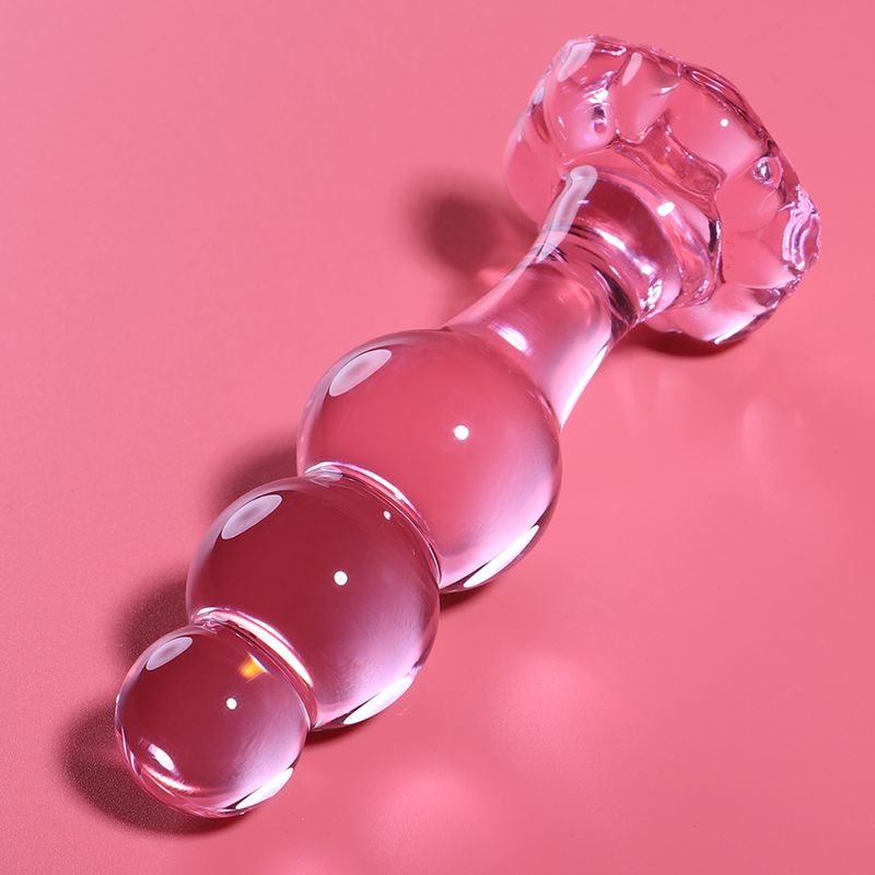 NEBULA SERIES BY IBIZA - MODELLO 1 PLUG ANALE VETRO BOROSILICATO ROSA 10.5 CM -O- 3 CM NEBULA SERIES BY IBIZA - MODEL 1 ANAL PLUG BOROSILICATE GLASS PINK 10.5 CM -O- 3 CM
