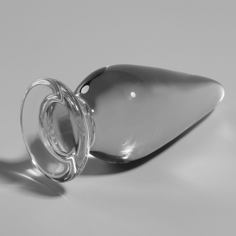 NEBULA SERIES BY IBIZA - MODELLO 4 PLUG ANALE VETRO BOROSILICATO TRASPARENTE 11 CM -O- 5 CM NEBULA SERIES BY IBIZA - MODELLO 4 PLUG ANALE VETRO BOROSILICATO TRASPARENTE 11 CM -O- 5 CM
