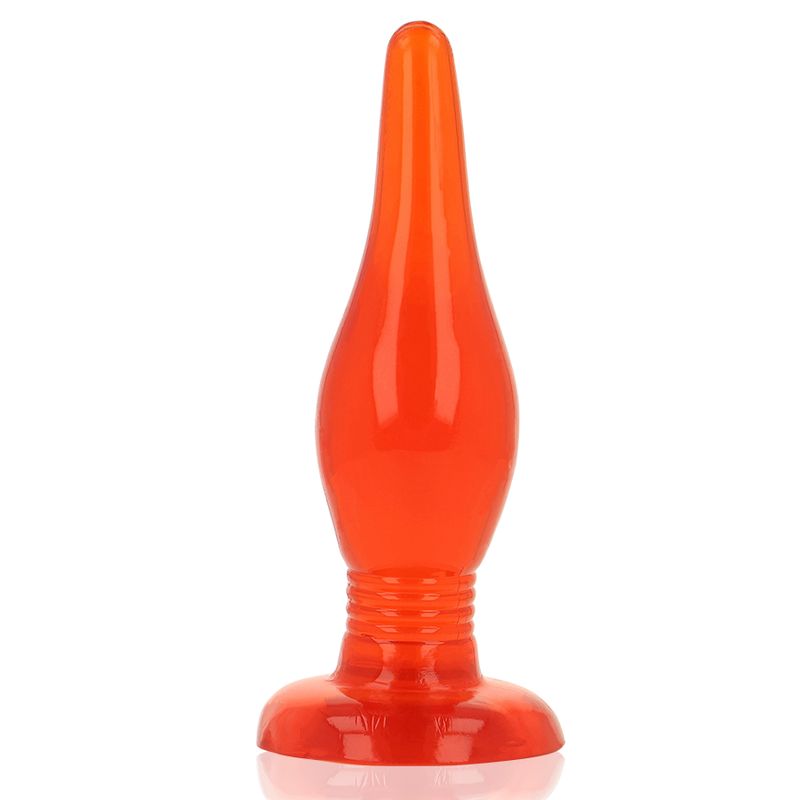 BAILE - PLUG ANALE SOFT TOUCH ROSSO 14.2 CM BAILE - RED SOFT TOUCH ANAL PLUG 14.2 CM