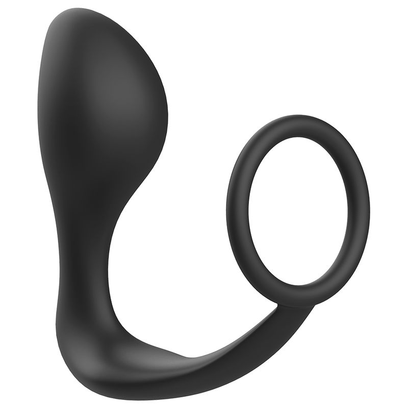 ADDICTED TOYS - PLUG ANALE CON ANELLO IN SILICONE NERO ADDICTED TOYS - PLUG ANALE CON ANELLO IN SILICONE NERO