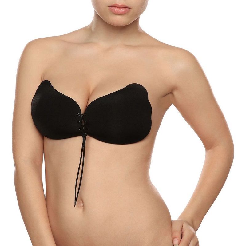 BYE-BRA - LACE-IT VALORIZZAZIONE PUSH-UP NERO COPPA D BYE-BRA - LACE-IT VALORIZZAZIONE PUSH-UP NERO COPPA D