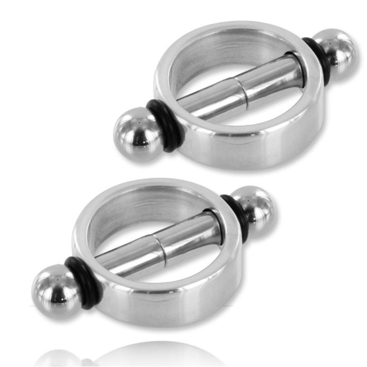 METAL HARD - MORSETTI PER CAPEZZOLI MAGNETICI COPPIA METAL HARD - MORSETTI PER CAPEZZOLI MAGNETICI COPPIA