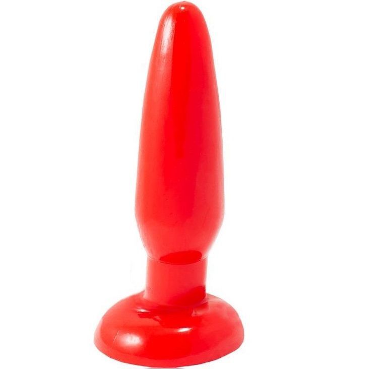 BAILE - PLUG ANALE PICCOLO ROSSO 15 CM BAILE - SMALL RED ANAL PLUG 15 CM