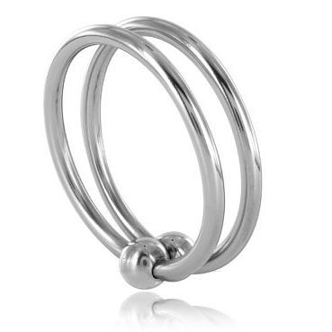 METAL HARD - ANELLO DOPPIO ACCIAIO 30MM METAL HARD - DOUBLE STEEL RING 30MM