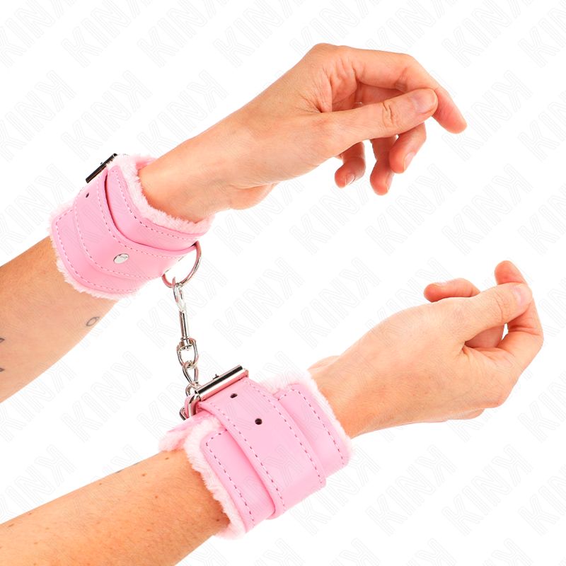 KINK - RESISTENZA DA POLSO IMBOTTITA IN PELLICCIA ROSA CON CINTURA ROSA REGOLABILE 17-29 CM X 6 CM KINK - RESISTENZA DA POLSO IMBOTTITA IN PELLICCIA ROSA CON CINTURA ROSA REGOLABILE 17-29 CM X 6 CM