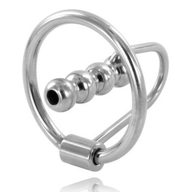 METAL HARD - CON TAPPO URETRALE 30MM METAL HARD - GLAND RING WITH URETHRAL PLUG 30MM