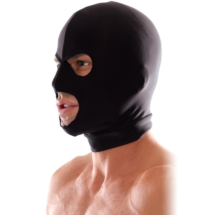 FETISH FANTASY SERIES - CAPPUCCIO 3 FORI IN SPANDEX FETISH FANTASY SERIES - SPANDEX 3-HOLE HOOD