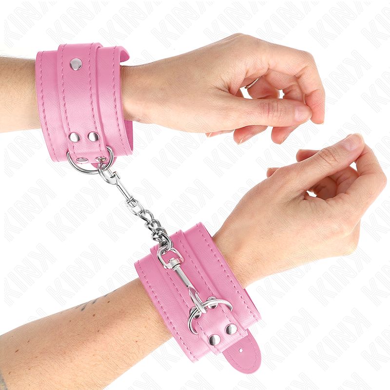 KINK - RESISTENZA DA POLSO SEMPLICE ROSA REGOLABILE 20-23 CM X 5,5 CM KINK - RESISTENZA DA POLSO SEMPLICE ROSA REGOLABILE 20-23 CM X 5,5 CM