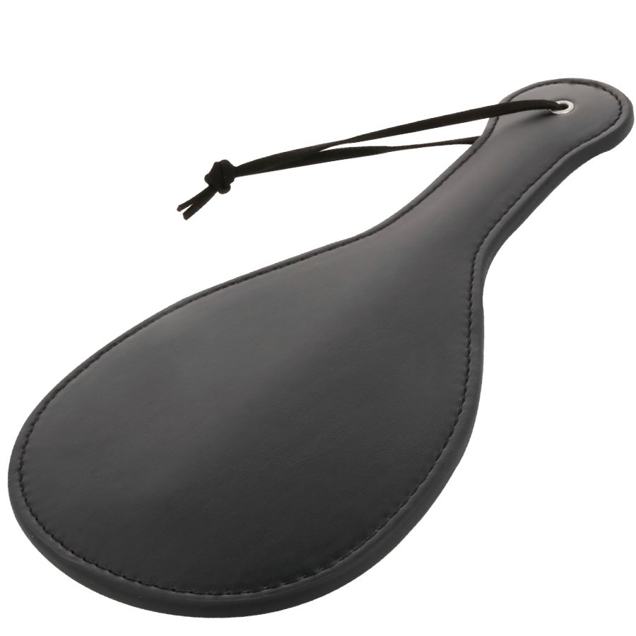 DARKNESS - PAGAIA FETISH NERA TONDO DARKNESS - ROUNDED BLACK FETISH PADDLE
