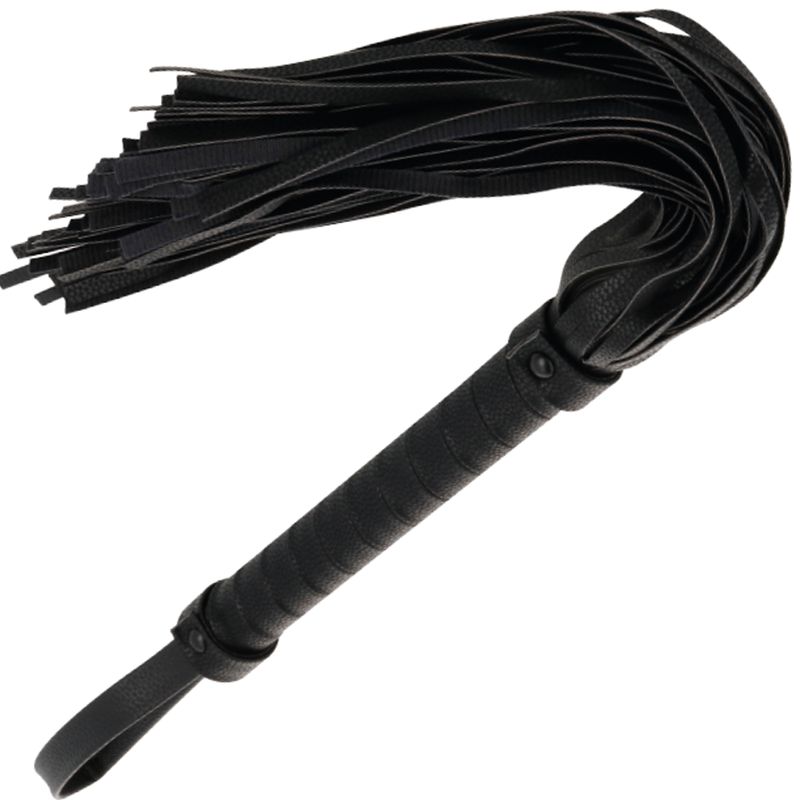 DARKNESS - FRUSTA BONDAGE NERA 42CM IN PELLE DARKNESS - FRUSTA BONDAGE NERA 42CM IN PELLE