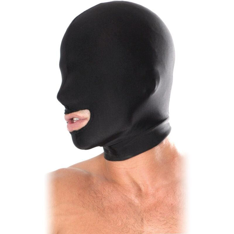 FETISH FANTASY SERIES - CAPPUCCIO BOCCA APERTA NERO FETISH FANTASY SERIES - OPEN MOUTH HOOD BLACK