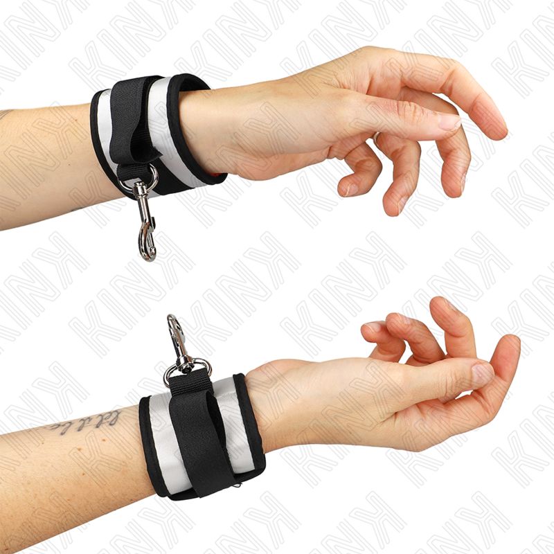 KINK - POLSINI IN NEOPRENE GRIGIO 23 X 5 CM KINK - NEOPRENE WRIST CUFFS GREY 23 X 5 CM