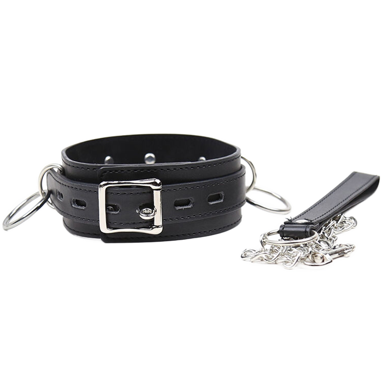 OHMAMA FETISH - COLLANA DI SOTTOMISSIONE CON 3 ANELLI OHMAMA FETISH - COLLANA DI SOTTOMISSIONE CON 3 ANELLI