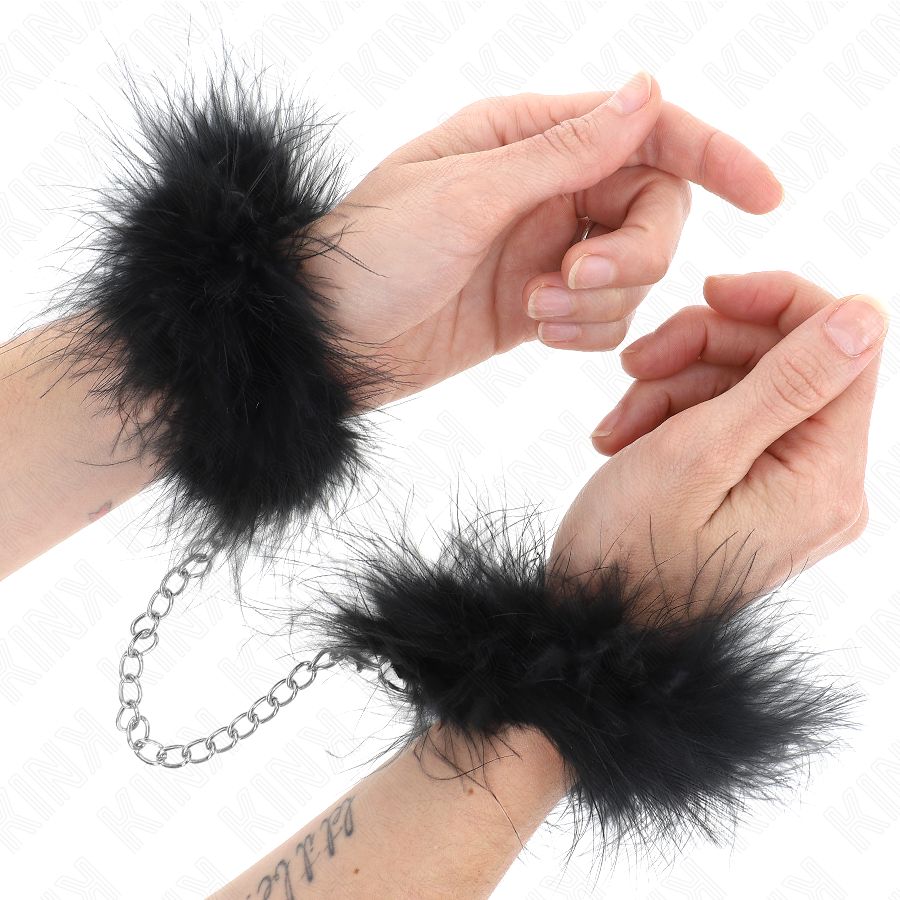 KINK - MINI POLSINI IN PIUMA KINK - MINI FEATHER HAND CUFFS