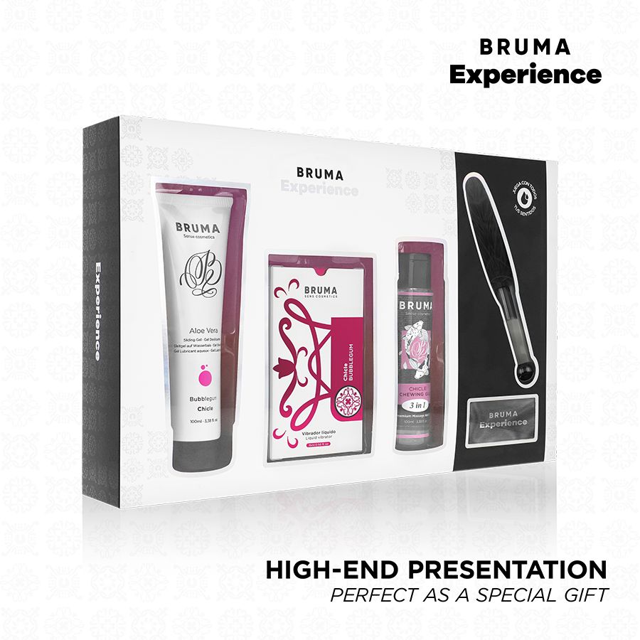 BRUMA XPERIENCE - KIT VIBRO-ORGASMICO PER LA TENTAZIONE DI GOMME DOLCI BRUMA XPERIENCE - VIBRO-ORGASMIC SWEET GUM TEMPTATION KIT