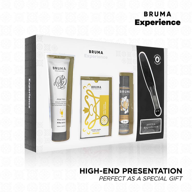 BRUMA XPERIENCE - KIT VIBRO-ORGASMICA PINA COLADA DOLCE TENTAZIONE BRUMA XPERIENCE - VIBRO-ORGASMIC PINA COLADA SWEET TEMPTATION KIT