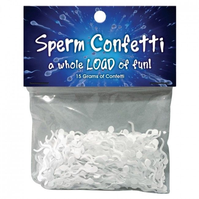 KHEPER GAMES - CORIANDOLI A FORMA DI SPERMA KHEPER GAMES - SPERM-SHAPED CONFETTI
