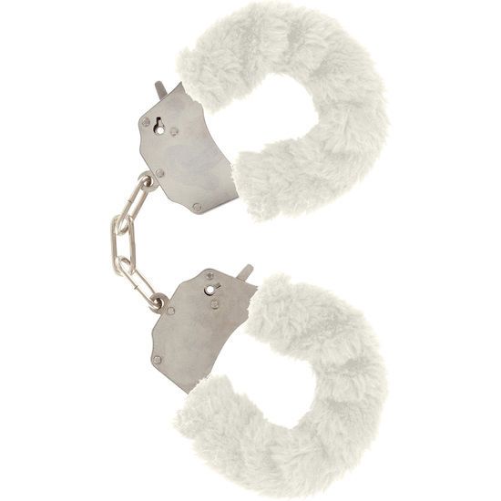 TOYJOY - POLSINI FURRY FUN BONDAGE BIANCO TOYJOY - FURRY FUN CUFFS BONDAGE WHITE