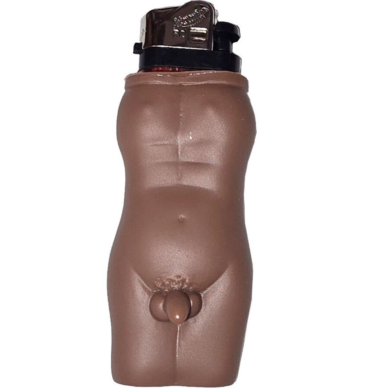 DIABLO PICANTE - CORPO UOMO MULATTO PIë ACCENDINO DIABLO PICANTE - LIGHTER MULATTO MAN BODY