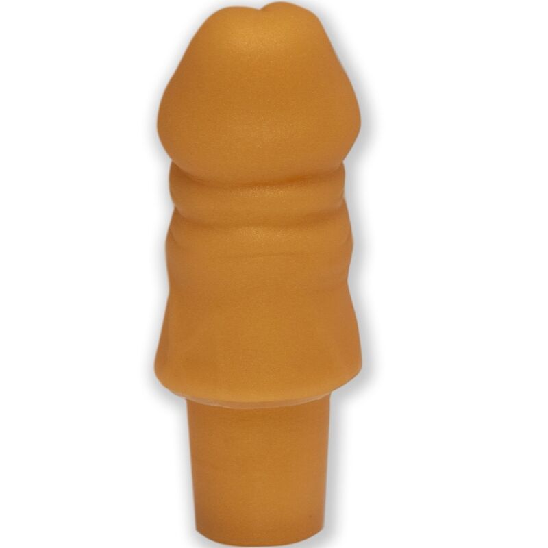 DIABLO PICANTE - TAPPO DORATO A FORMA DI PENE DIABLO PICANTE - GOLDEN PENIS SHAPED PLUG