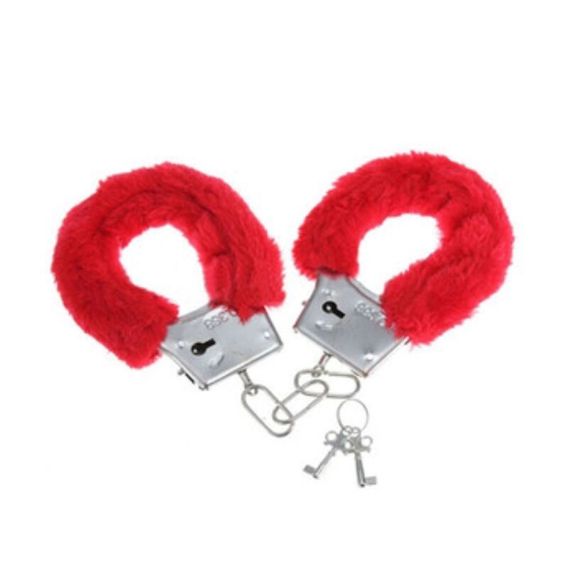 DIABLO PICANTE - MANETTE PELOSE PLEASURE ROSSE DIABLO PICANTE - PLEASURE FURRY HANDCUFFS RED