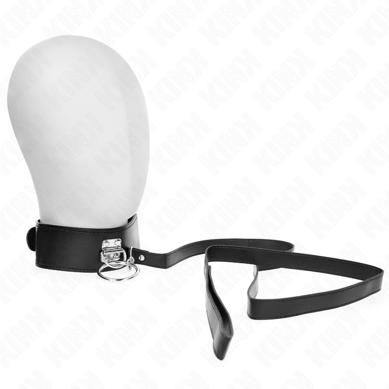 KINK - GUINZAGLIO BORCHIE 116 CM COLLARE CON CINTURINO IN SIMILPELLE 50 X 5 CM KINK - GUINZAGLIO BORCHIE 116 CM COLLARE CON CINTURINO IN SIMILPELLE 50 X 5 CM