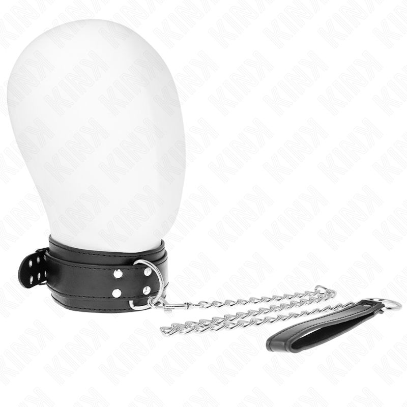 KINK - COLLANA CON CINTURINO 65 CM FIBBIE ARGENTO REGOLABILE 33-46 CM X 5,5 CM KINK - NECKLACE WITH STRAP 65 CM SILVER BUCKLES ADJUSTABLE 33-46 CM X 5.5 CM