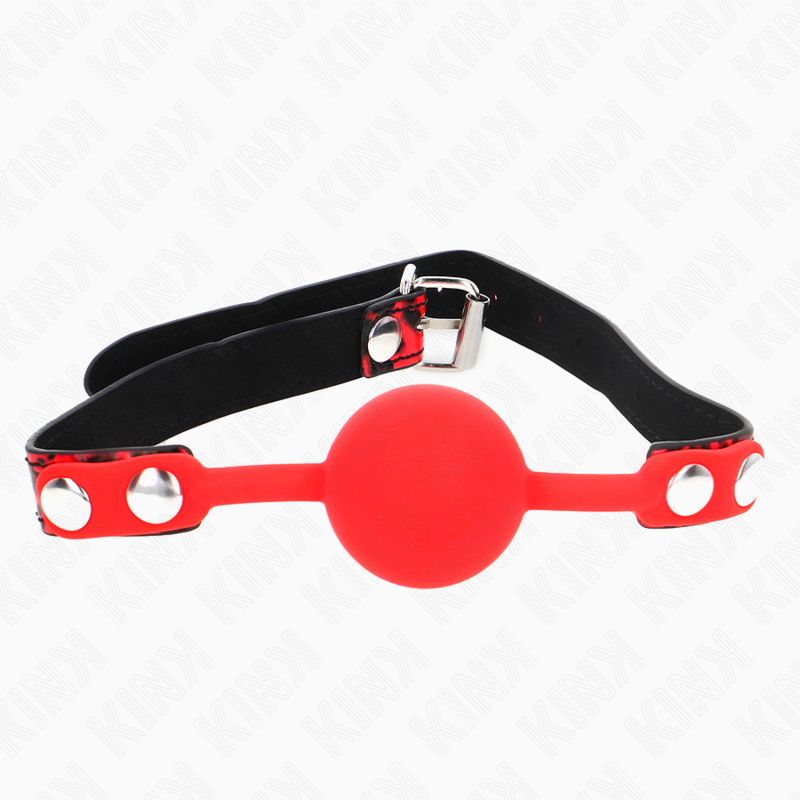 KINK - PALLA IN SILICONE 4 CM MODELLO GAG 2 60 x 2 CM KINK - PALLA IN SILICONE 4 CM MODELLO GAG 2 60 x 2 CM