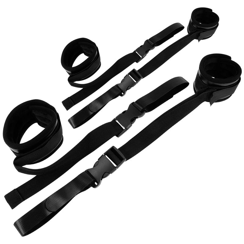 MANETTE DI CONTENIMENTO OHMAMA FETISH IN NYLON E VELCRO OHMAMA FETISH NYLON AND VELCRO RESTRAINT HANDCUFFS