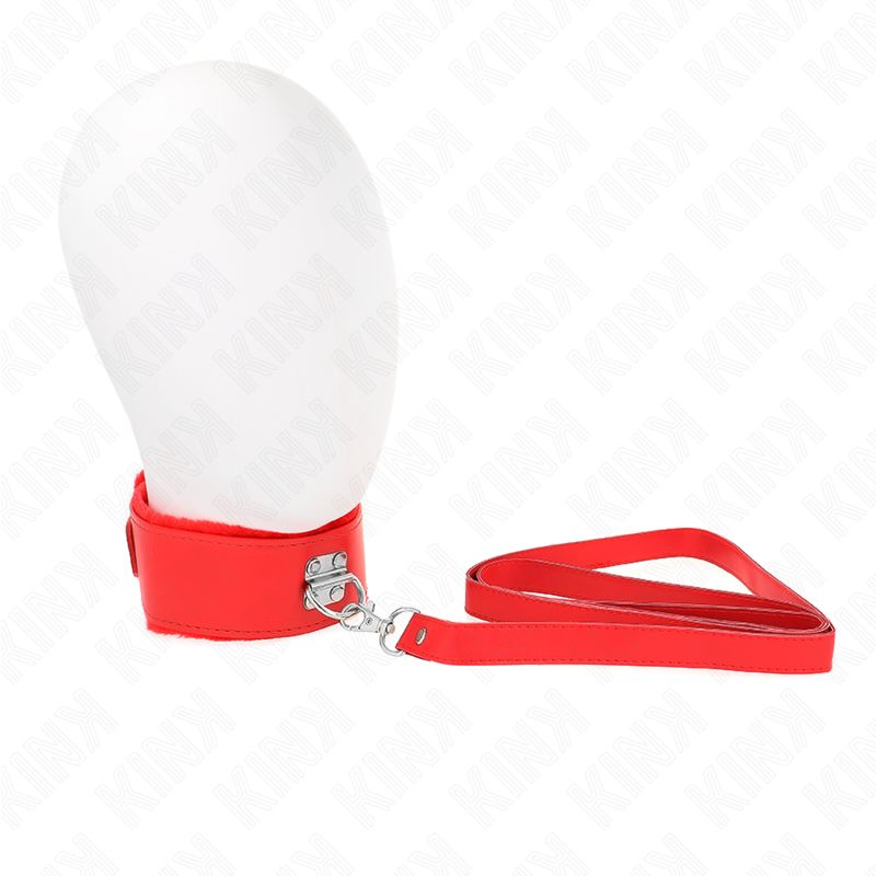 KINK - COLLANA CON GUINZAGLIO 116 CM CON BORCHIE IN ARGENTO MODELLO 4 ROSSO REGOLABILE 40-48 CM X 6 CM KINK - COLLANA CON GUINZAGLIO 116 CM CON BORCHIE IN ARGENTO MODELLO 4 ROSSO REGOLABILE 40-48 CM X 6…