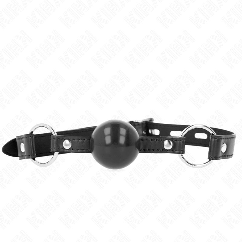 KINK - PALLA IN TPE NERA 4 CM GAG 60 x 2 CM KINK - PALLA IN TPE NERA 4 CM GAG 60 x 2 CM