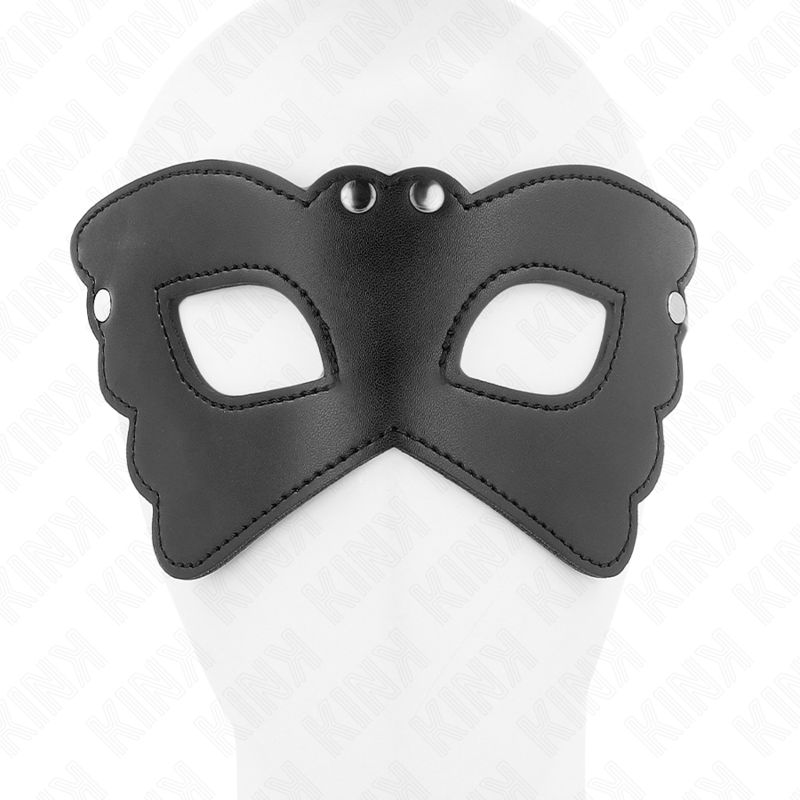 KINK - MASCHERA IN SIMILPELLE A FORMA DI FARFALLA 20 x 9 CM KINK - BUTTERFLY SHAPED LEATHERETTE MASK 20 x 9 CM