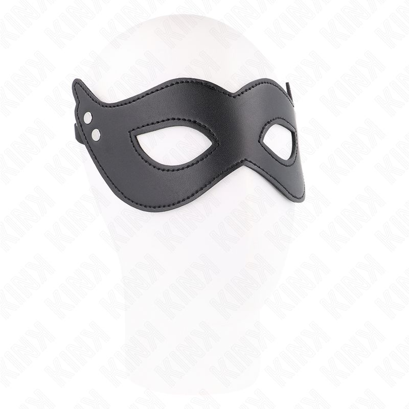 KINK - MASCHERA IN SIMILPELLE CON RIVETTI MODELLO 1 26 x 8 CM KINK - MASCHERA IN SIMILPELLE CON RIVETTI MODELLO 1 26 x 8 CM